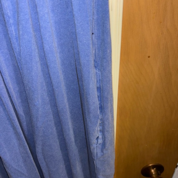 Free People Carissa Tee Maxi Blue Dress Size - Picture 5 of 6